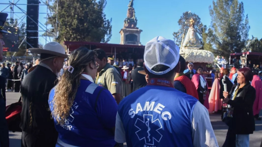 El SAMEC realizó cerca de 750 atenciones durante la procesión del Milagro
