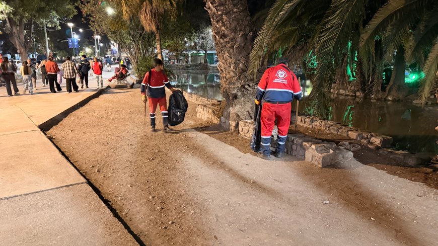 La ciudad quedó limpia y ordenada tras el Milagro